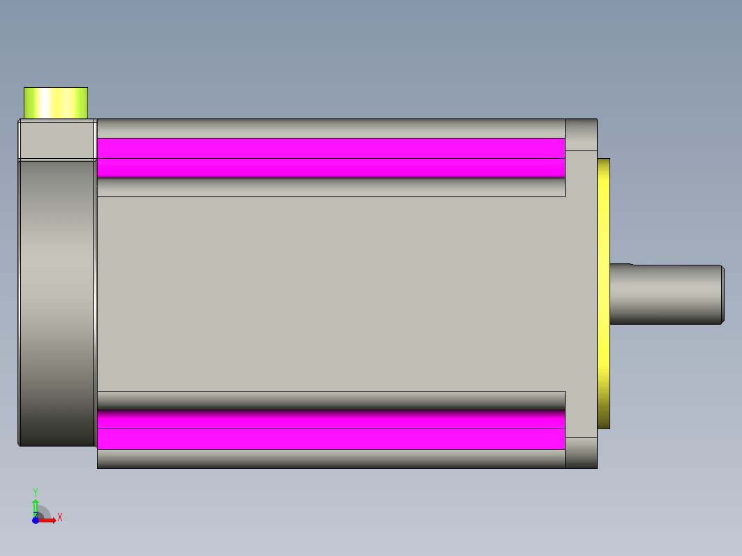 YK31118A  110mm三相步进电机（3D）