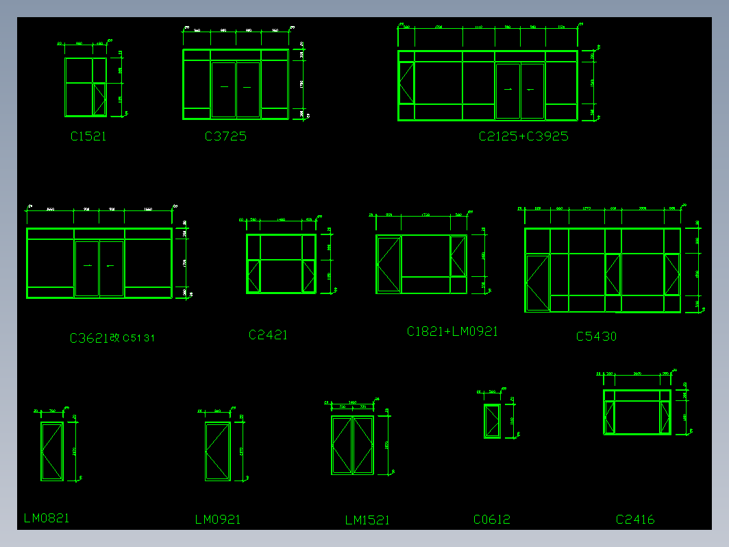 别墅排屋CAD-EM