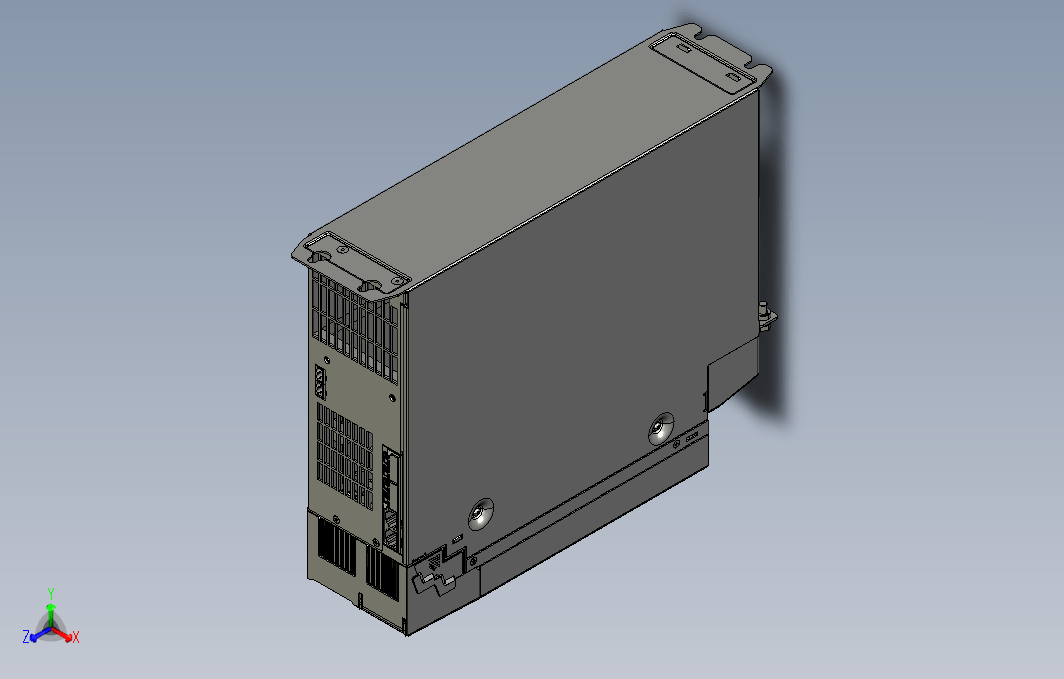 高性能多机传动驱动器STEP_B00(MD810-50M4TD18.5G200+整机外形图)