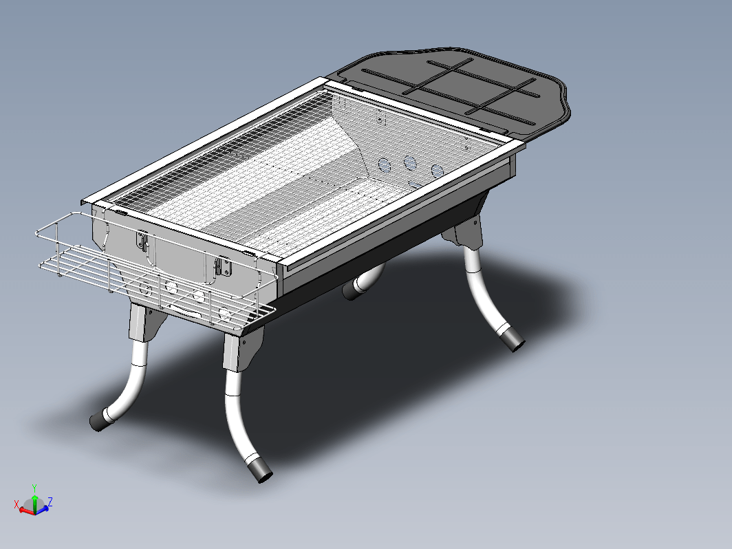 烧烤架三维图档