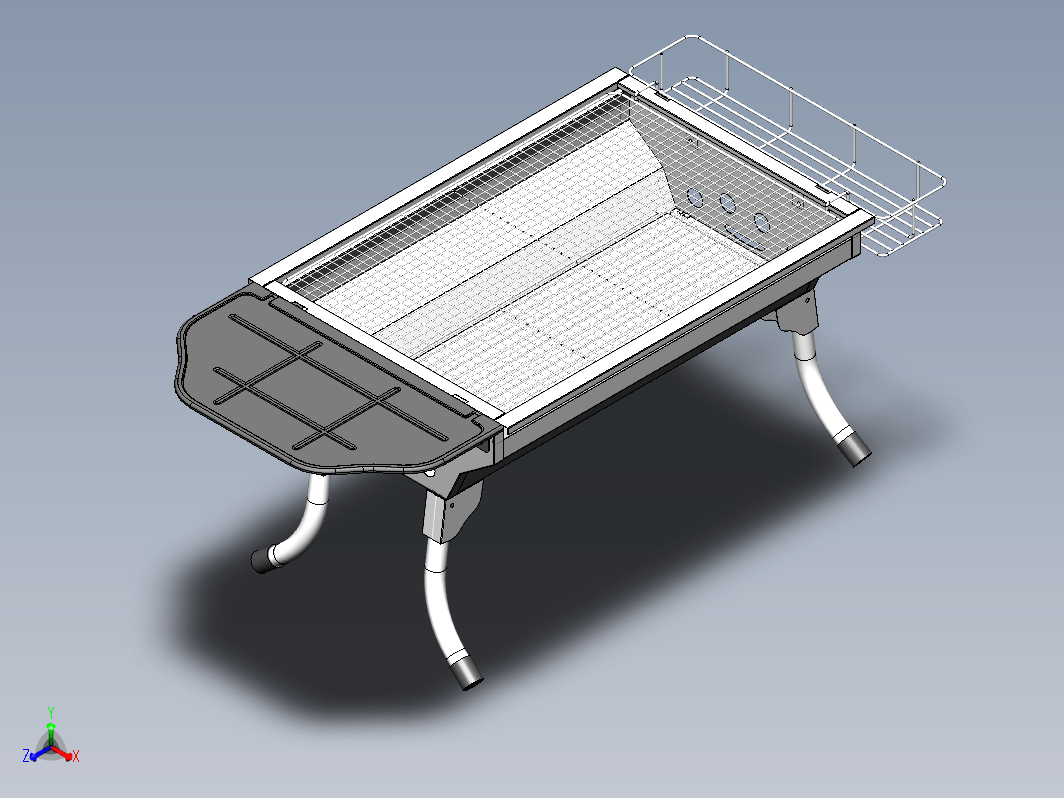 烧烤架三维图档