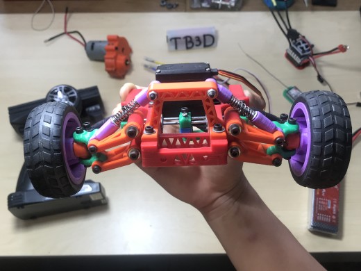 buggy模型车前转向轴缩略图