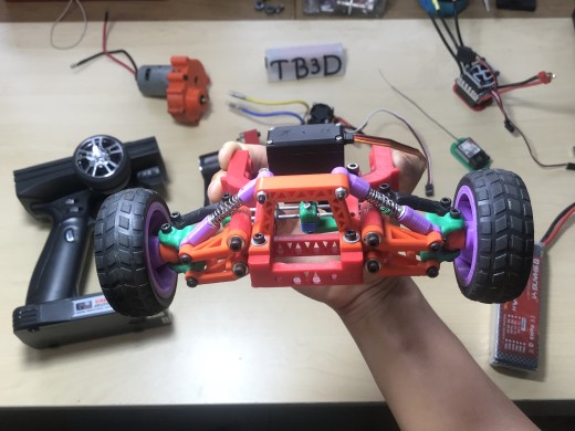 buggy模型车前转向轴缩略图