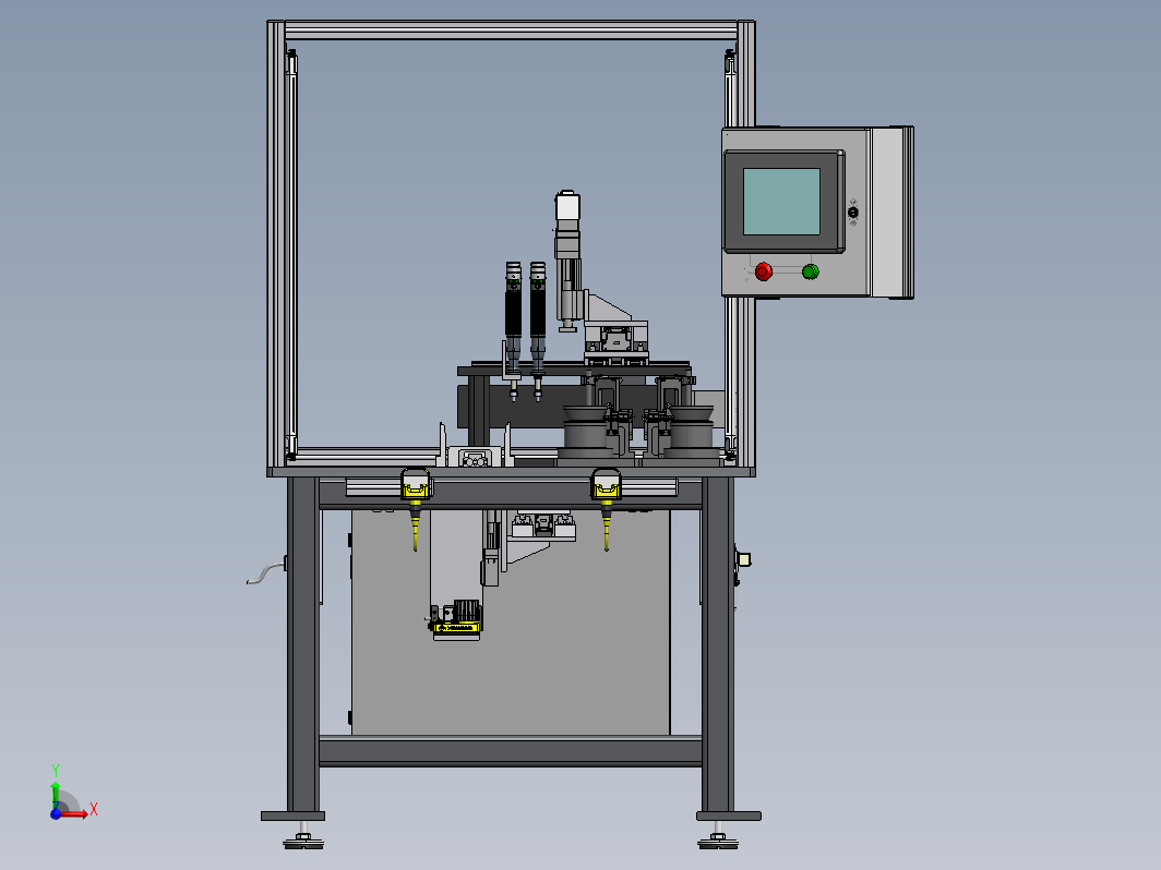 电源电位器组装机3D模型