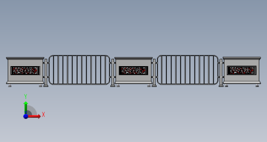 道路花箱设计3D模型缩略图