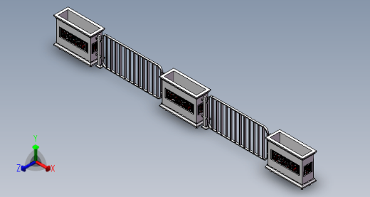 道路花箱设计3D模型缩略图