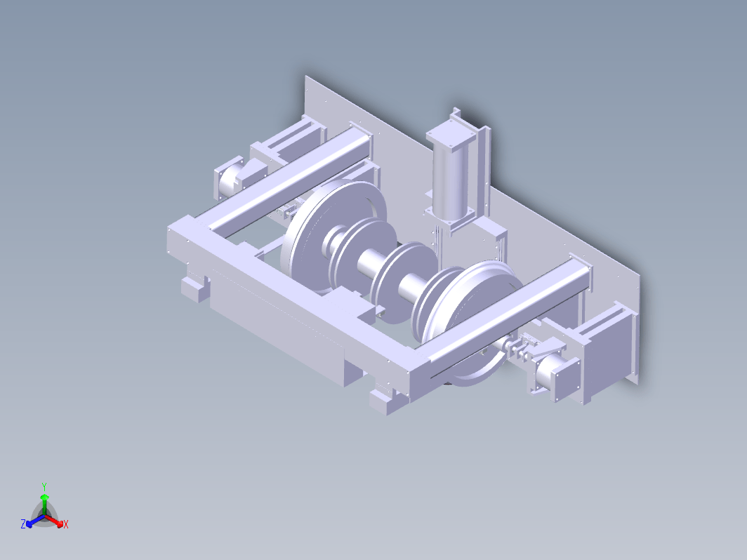 火车轮对盘位差检测系统机构设计图三维Step+CAD+说明书