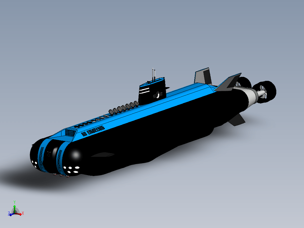 核动力潜艇外壳