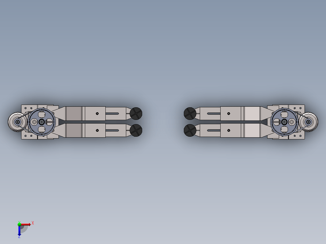 双柱机械式汽车举升机设计三维SW2012带参+CAD+说明书