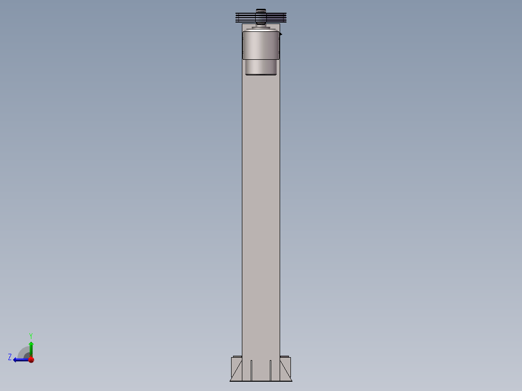 双柱机械式汽车举升机设计三维SW2012带参+CAD+说明书