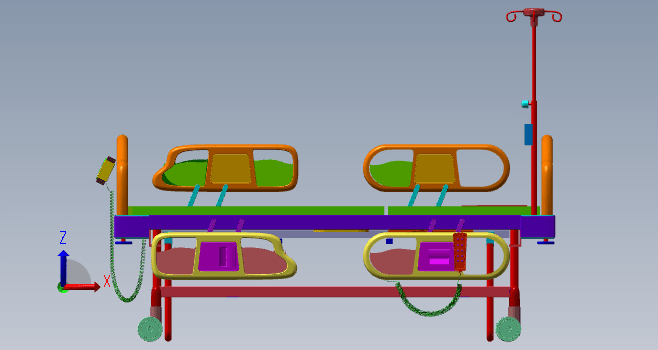 病床制作模型