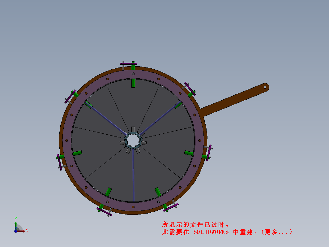 进气导叶阻尼器总成