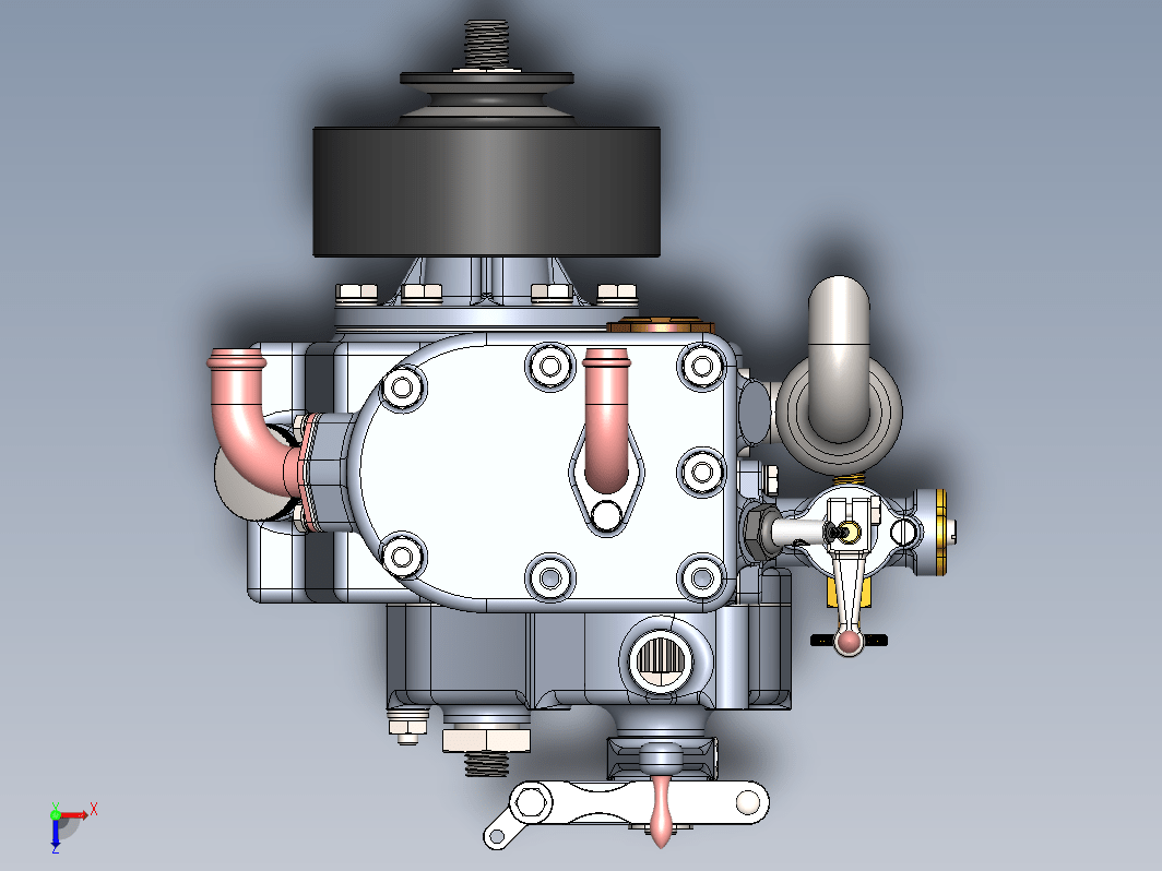 Whippet 10cc发动机模型