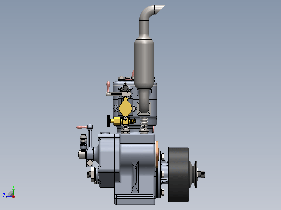 Whippet 10cc发动机模型