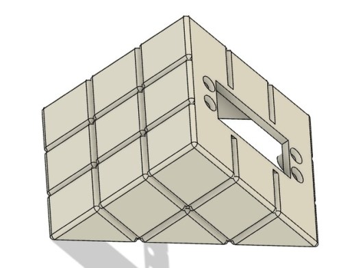 自动解魔方机器人结构3D打印图纸 STL格式 附源代码缩略图