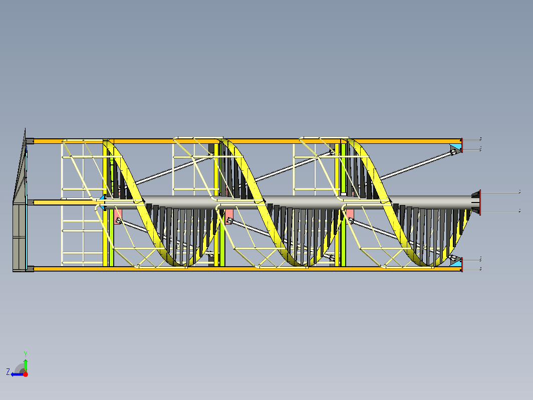 三层螺旋楼梯 3-level spiral staircase