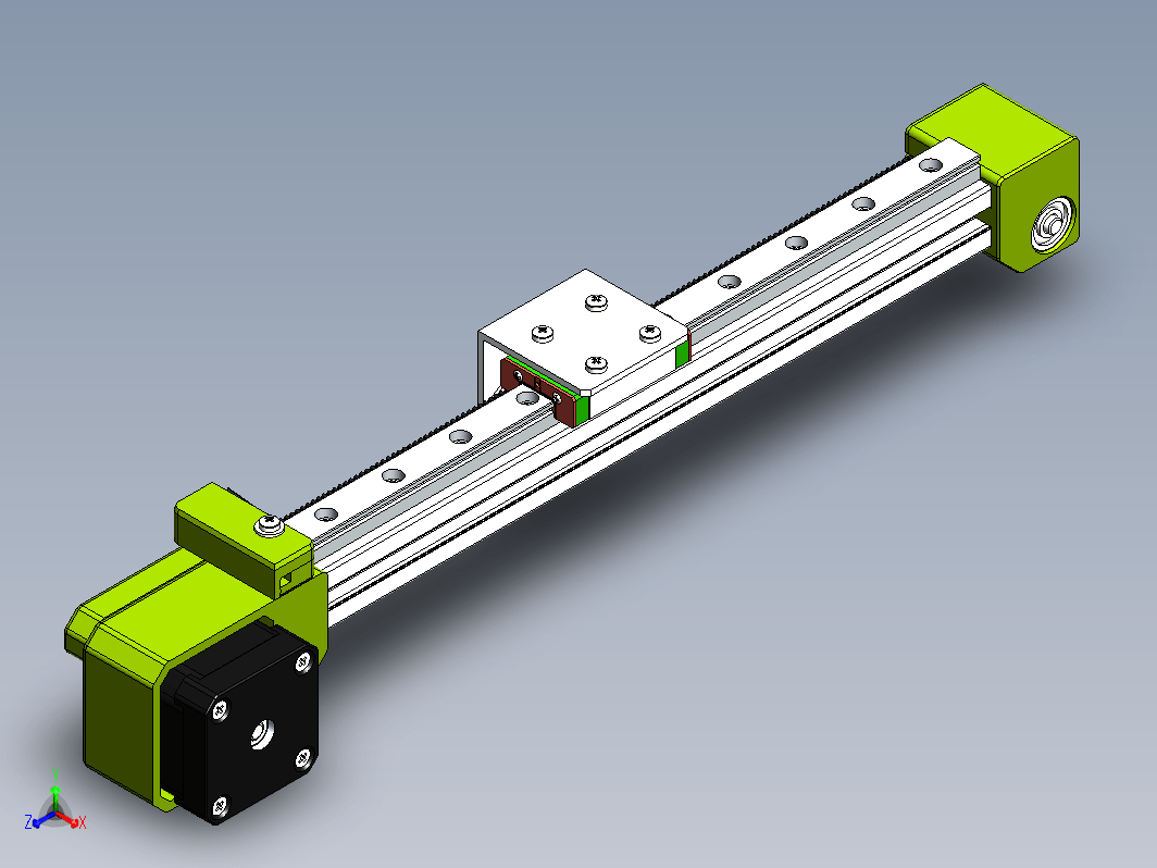 MGN12直线导轨（长度250mm）+ MGN12H直线滑块