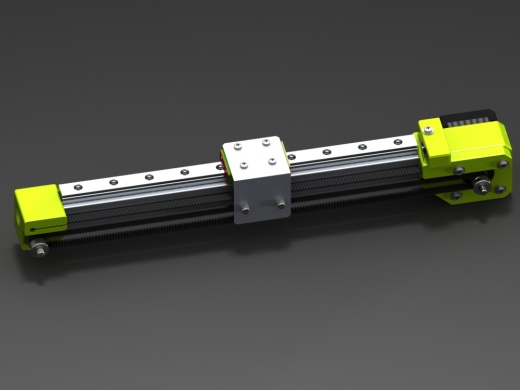 MGN12直线导轨（长度250mm）+ MGN12H直线滑块缩略图
