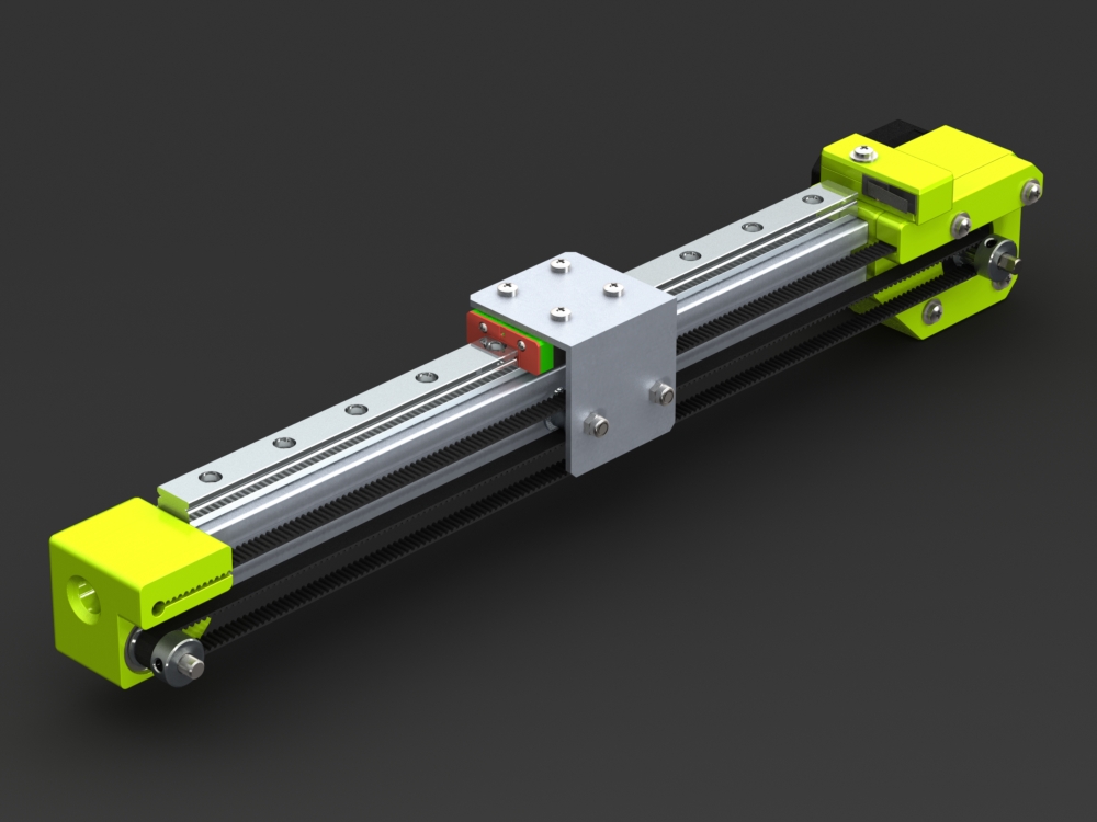 MGN12直线导轨（长度250mm）+ MGN12H直线滑块