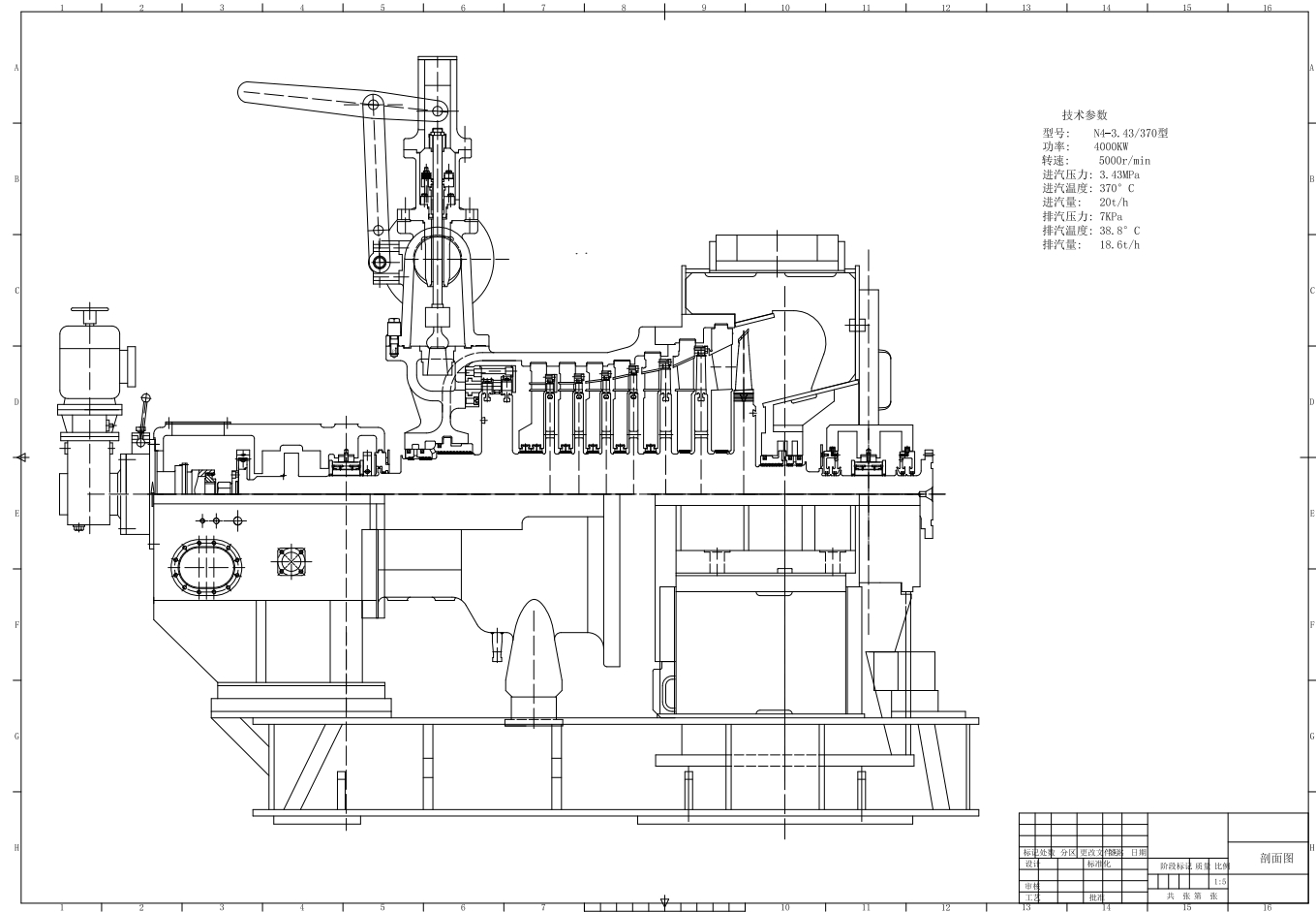 N4-3.43-370汽轮机