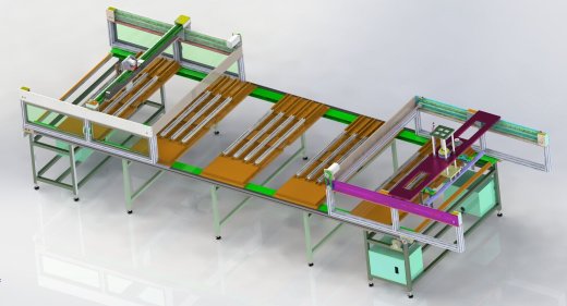 LED灯锁螺丝包装成品下料搬运机械手自动化设备缩略图