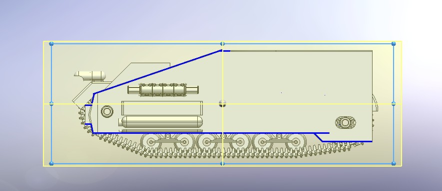 全地形通用履带车底盘3D图