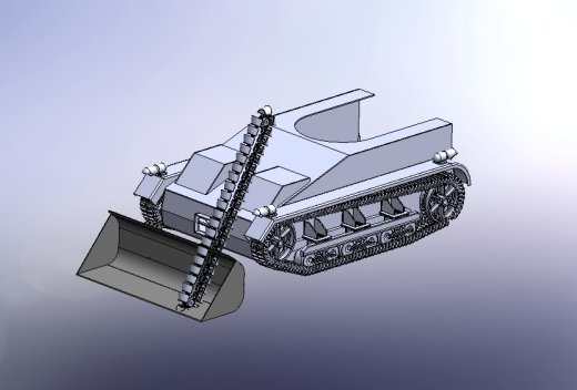 全地形通用履带车底盘3D图缩略图