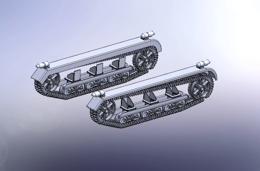 全地形通用履带车底盘3D图缩略图