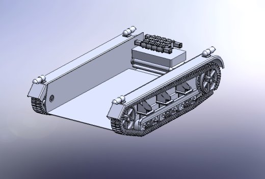 全地形通用履带车底盘3D图缩略图