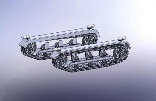 全地形通用履带车底盘3D图缩略图