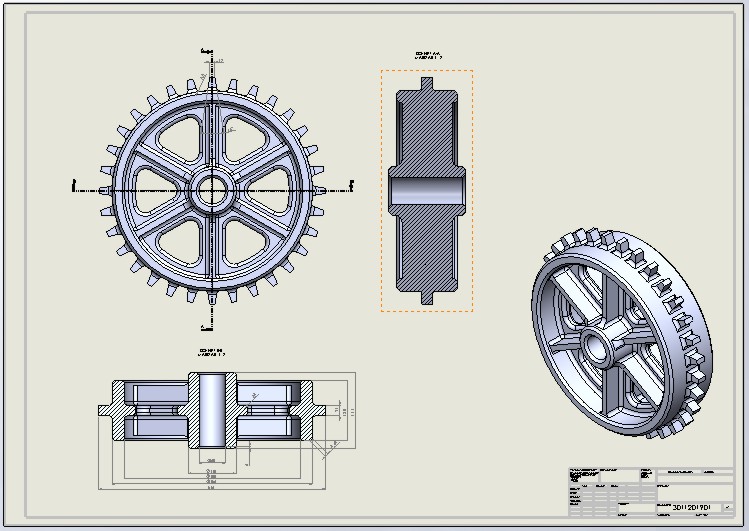 全地形通用履带车底盘3D图