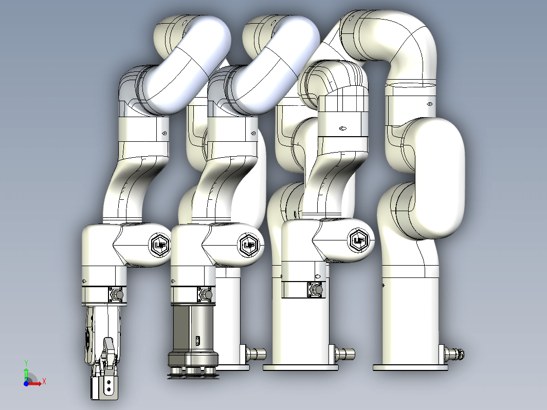 UFACTORY xArm 7轴机械臂外形模型