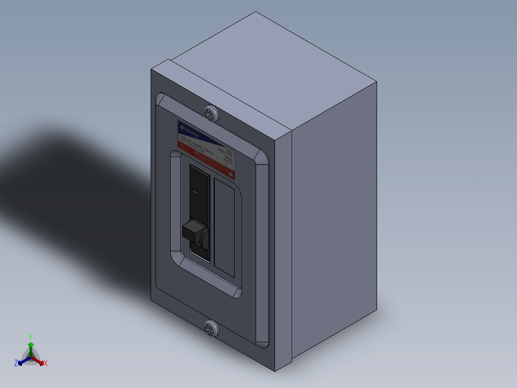 F0603-空气开关模型图