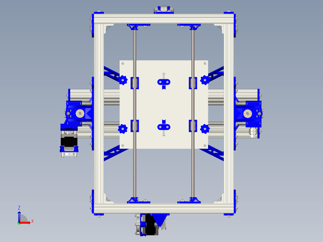 705孟德尔3D打印机PROE设计