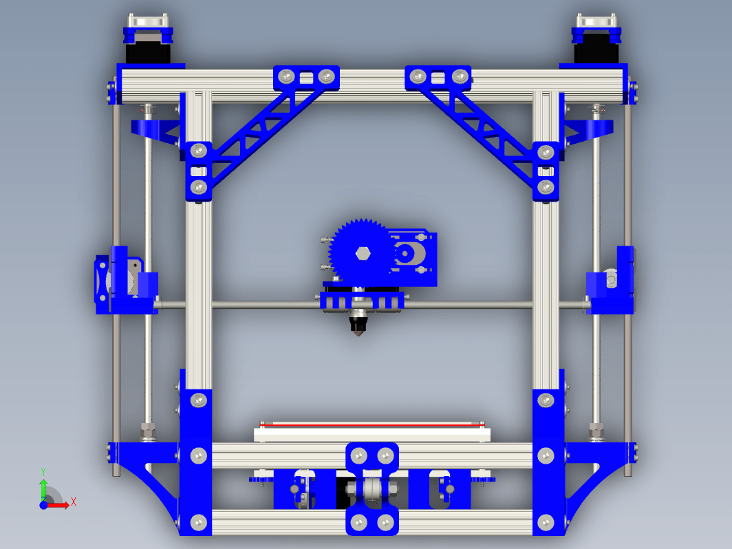 705孟德尔3D打印机PROE设计