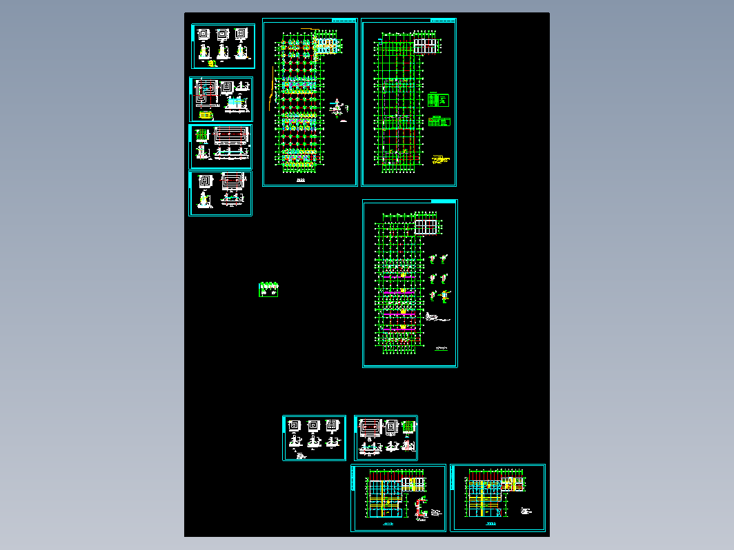 振华新村住宅结构图设计CAD