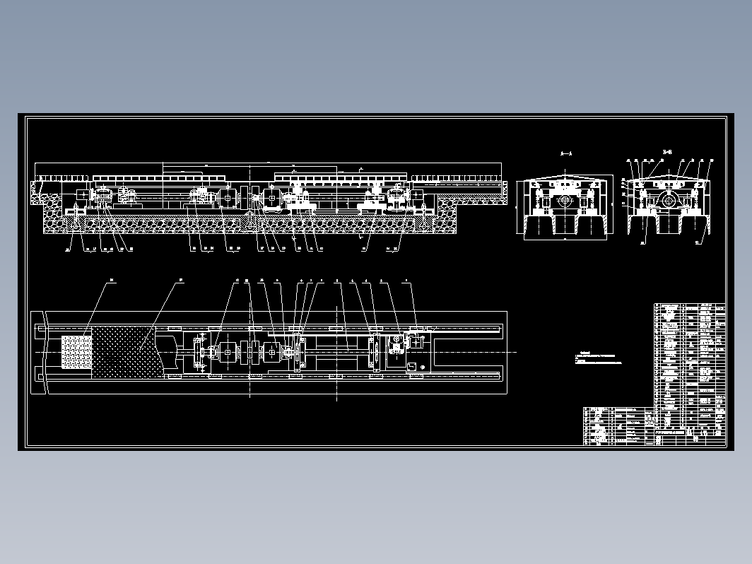 乘用车四分之一悬架试验台设计【含3张CAD图纸】+CAD+说明书