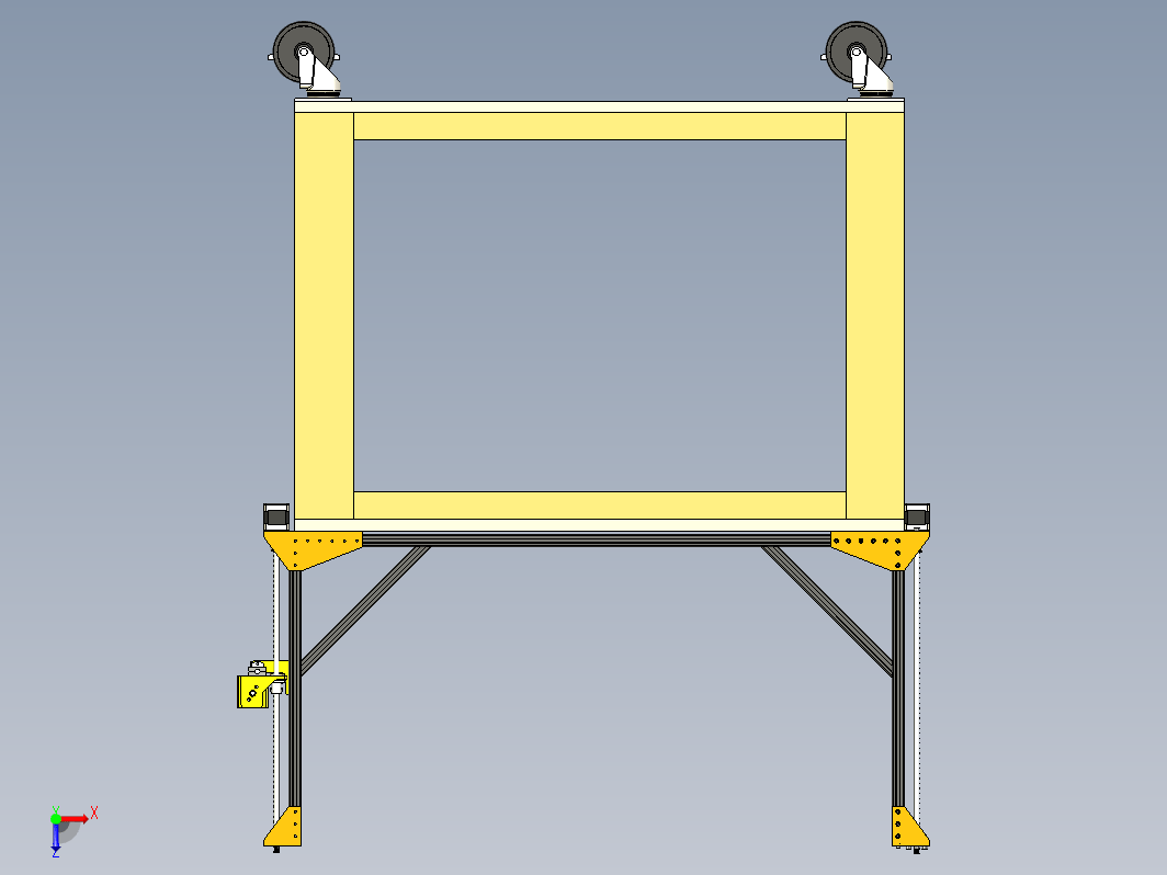 cnc hotwire cutter数控热线切割机框架结构