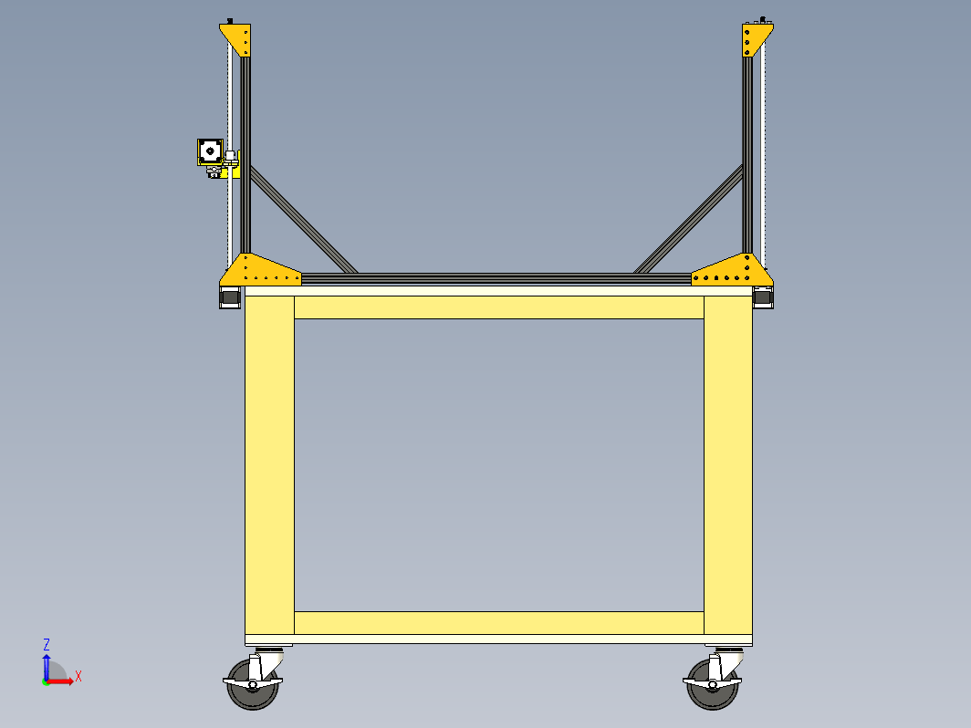 cnc hotwire cutter数控热线切割机框架结构