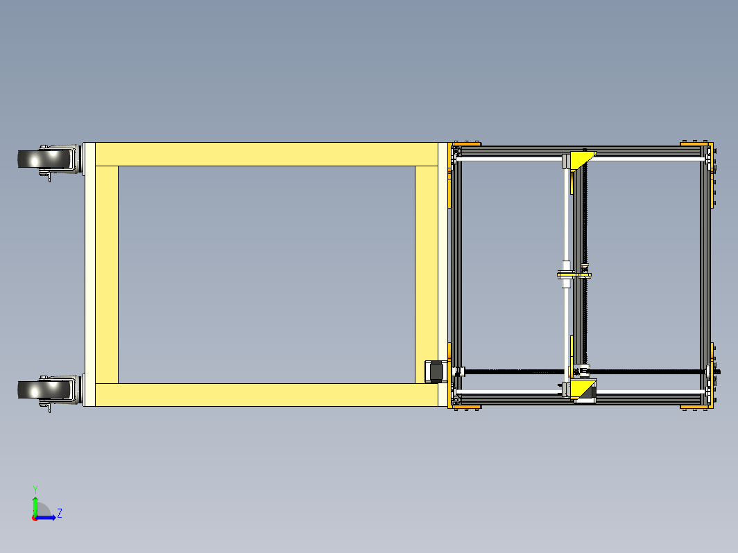 cnc hotwire cutter数控热线切割机框架结构