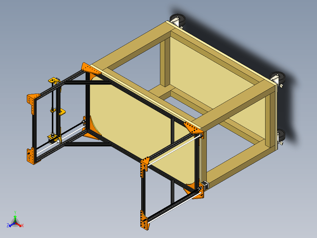 cnc hotwire cutter数控热线切割机框架结构