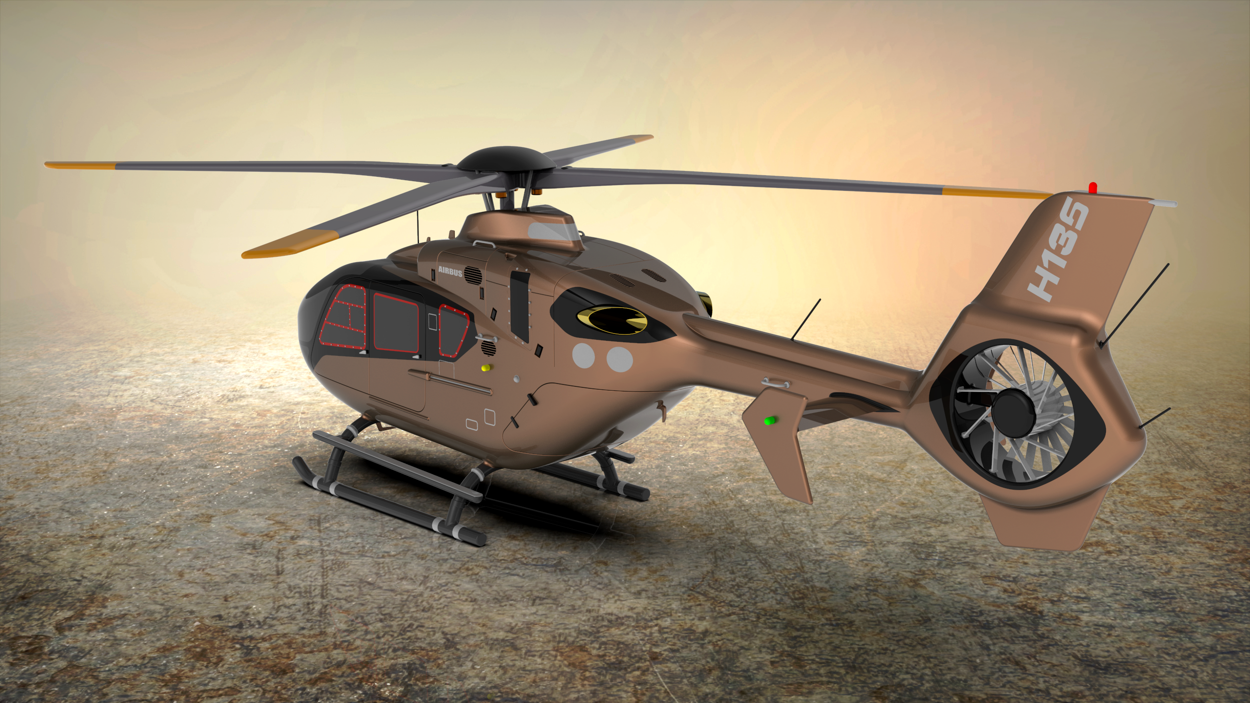 H135直升机