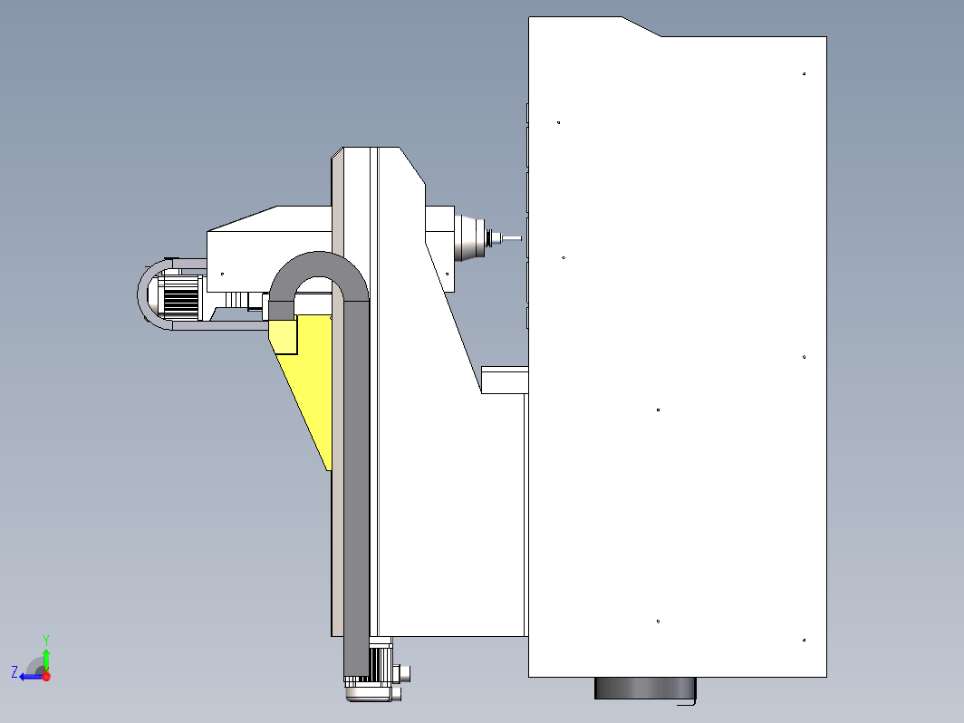 650型材雕铣机模型