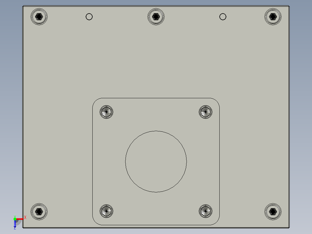 air-press-frame-气缸压力机框架