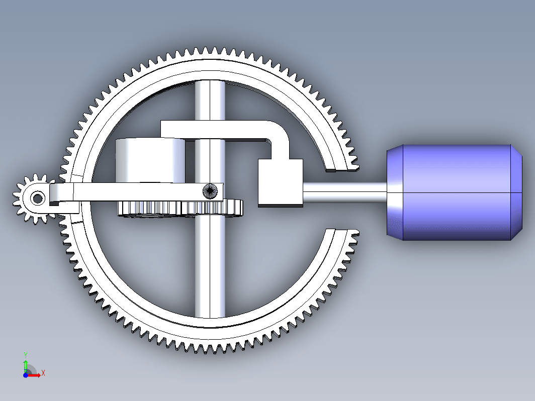 SOLIDWORKS 中奇怪的齿轮机构