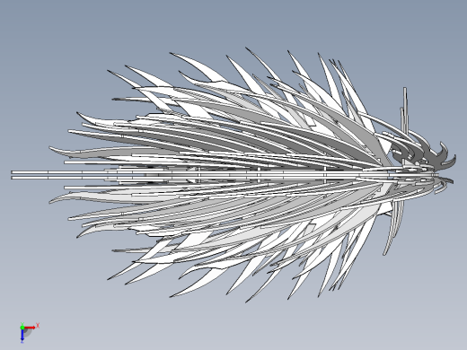 豪猪刺猬立体拼装模型3D图纸 Solidworks设计 附STEP IGS缩略图