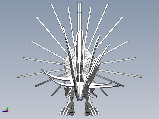 豪猪刺猬立体拼装模型3D图纸 Solidworks设计 附STEP IGS缩略图
