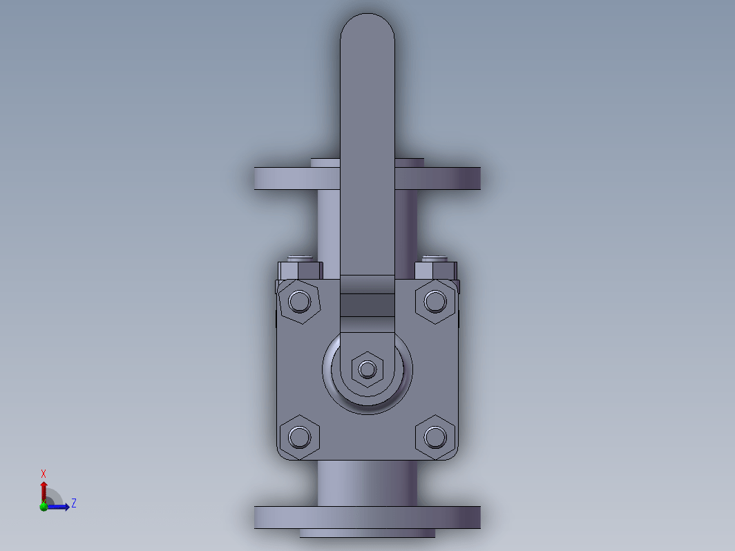 基于solidworks球阀参数化设计三维SW2008带参+CAD+说明书