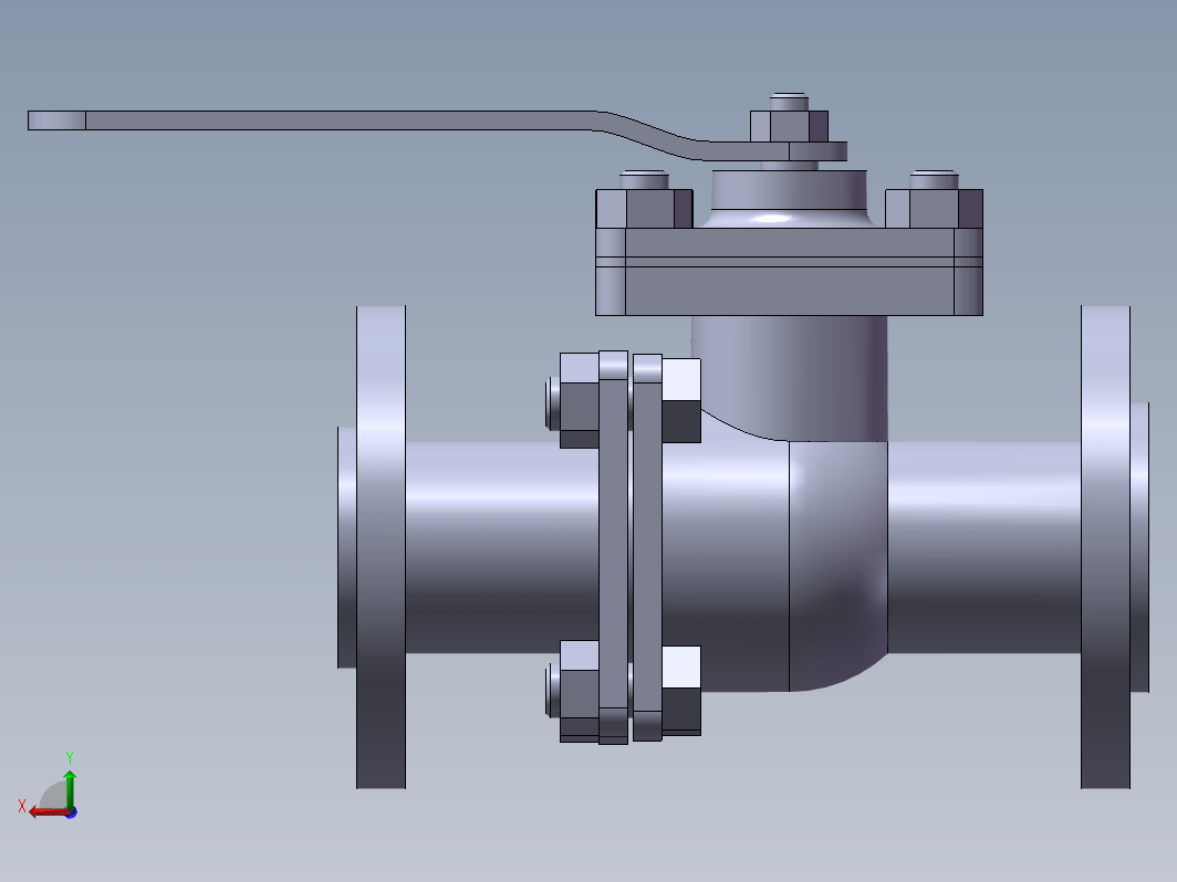 基于solidworks球阀参数化设计三维SW2008带参+CAD+说明书