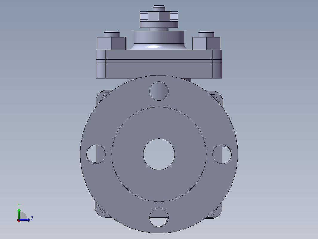 基于solidworks球阀参数化设计三维SW2008带参+CAD+说明书